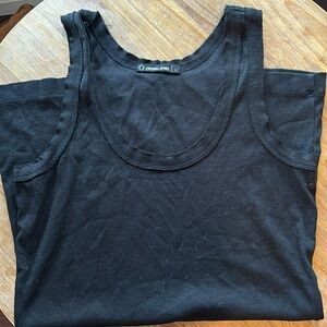 CJ black tank top
